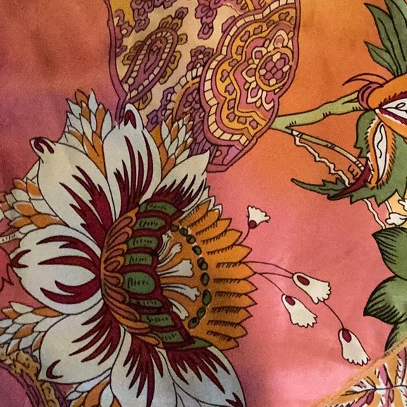 Cache Vintage Multicolor Silk Halter Top w/ Embellishments - Picture 10 of 12